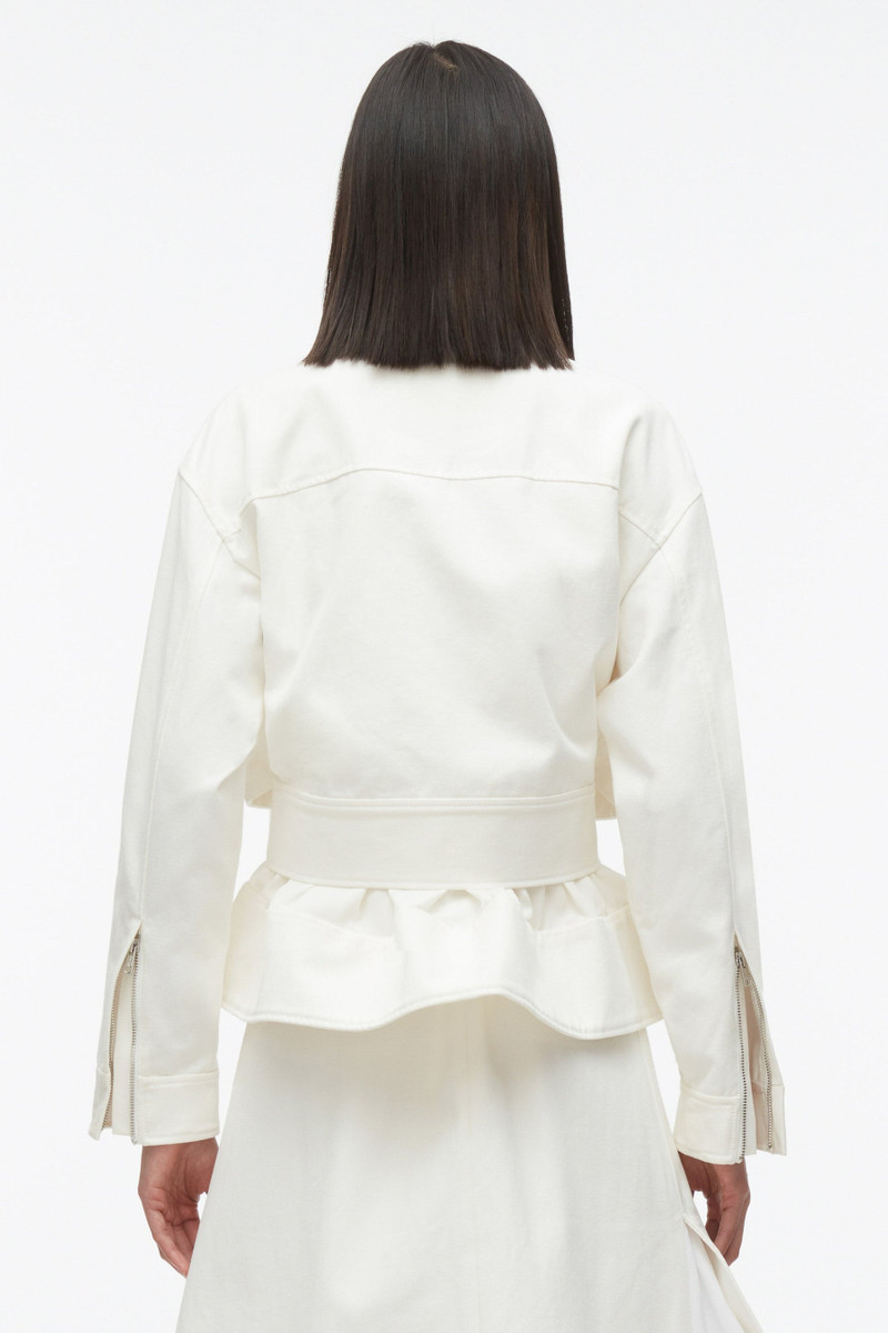 Belted Flounce Utility Jacket 5
