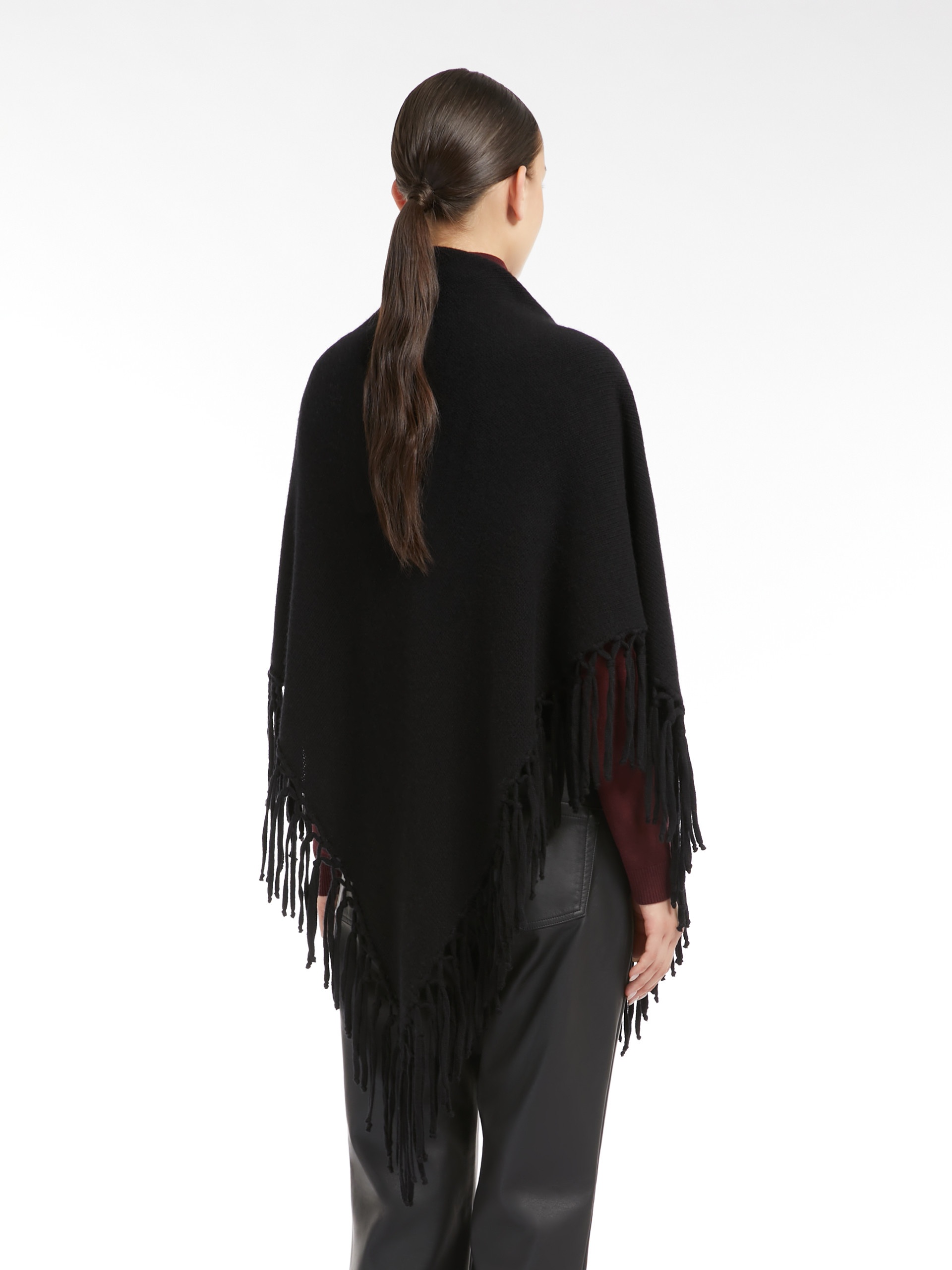 TORNADO Triangular wool shawl - 3