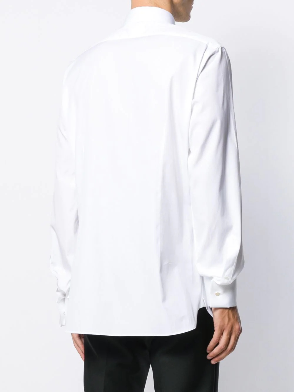 pleated bib shirt - 4