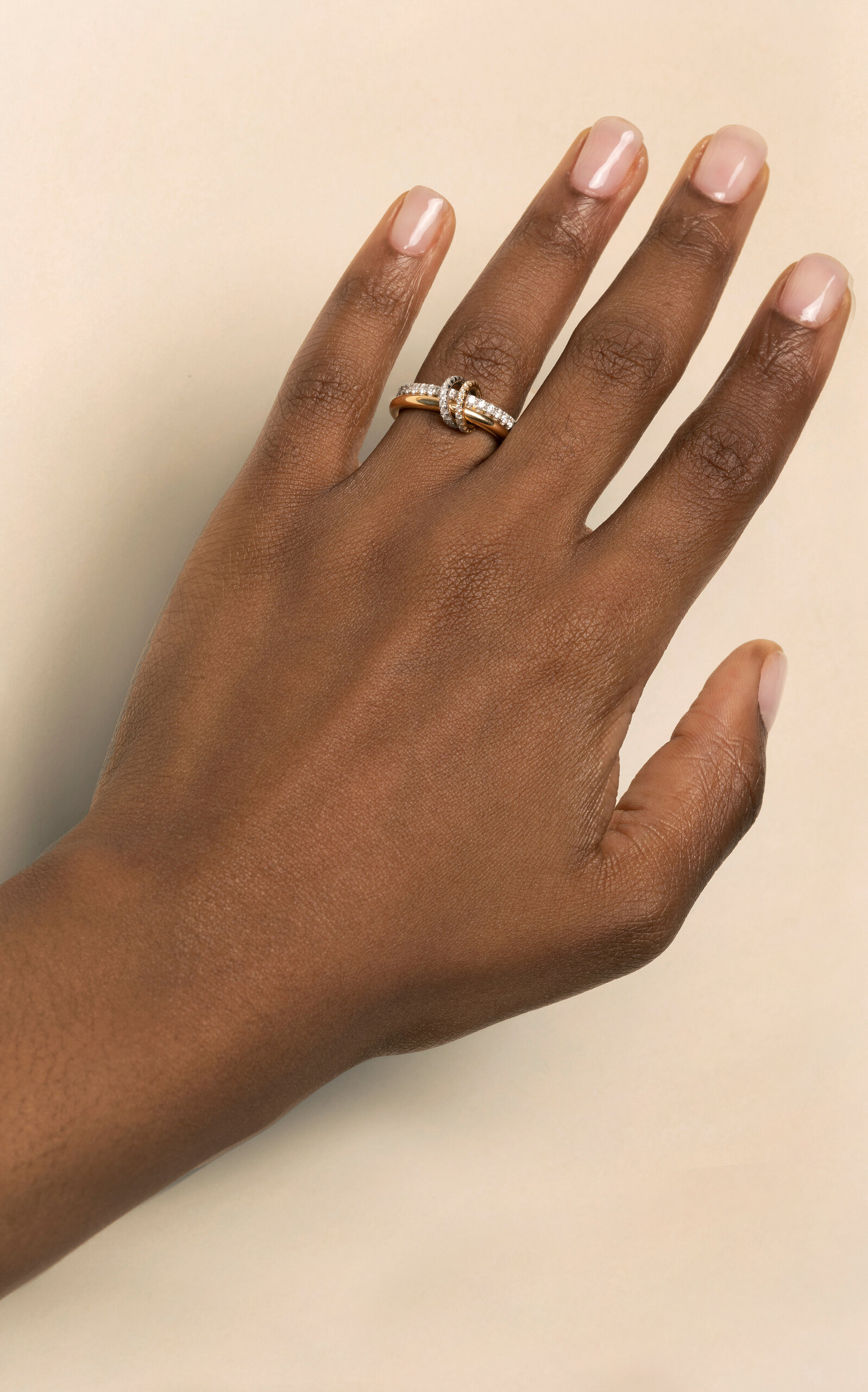 Ceres 18K Yellow And White Gold Diamond Ring multi - 2