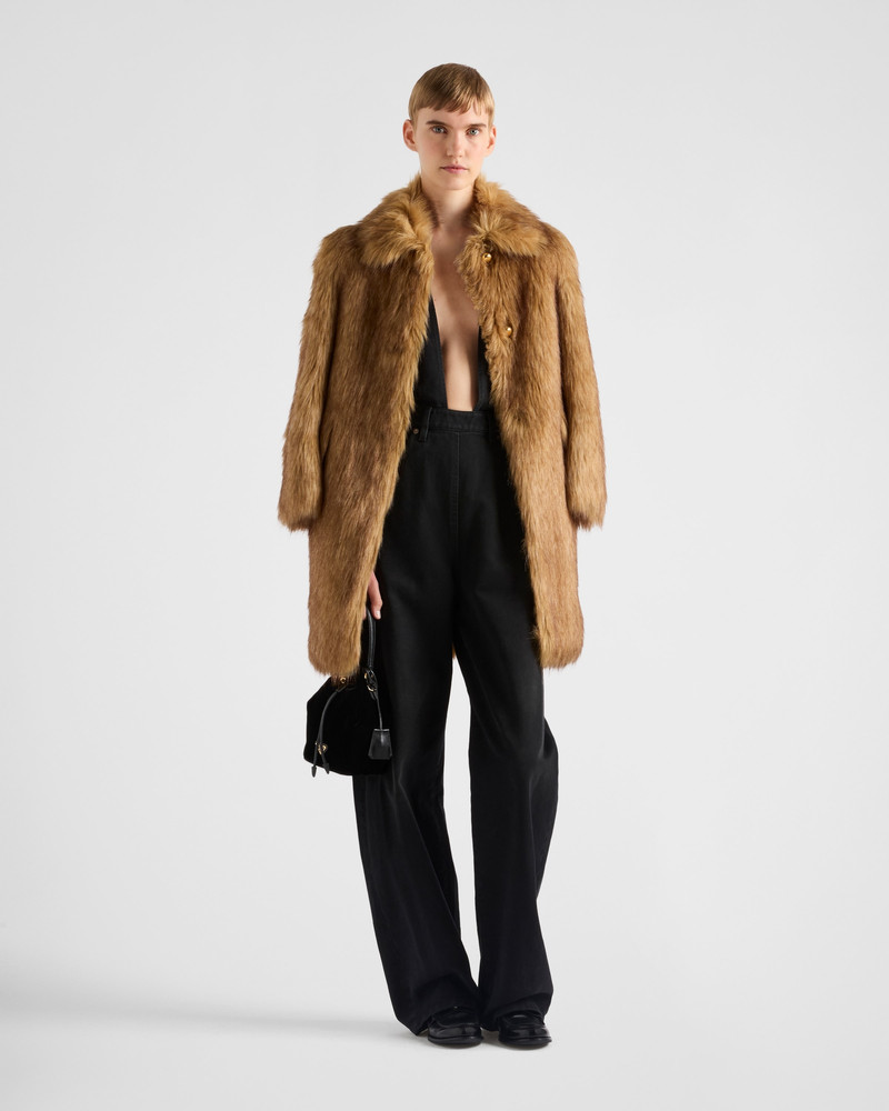 Prada Black denim jumpsuit outlook