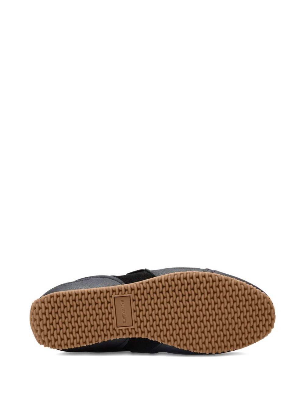 leather panelled lace-up sneakers - 4