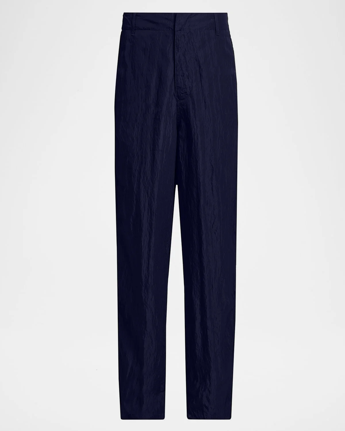 Men's Crinkled Viscose Trousers - 1