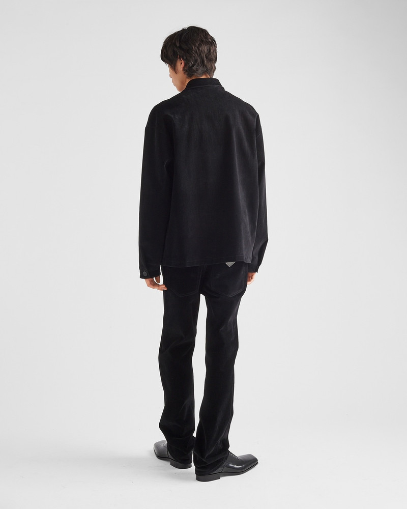 Five-pocket velvet denim jeans 5