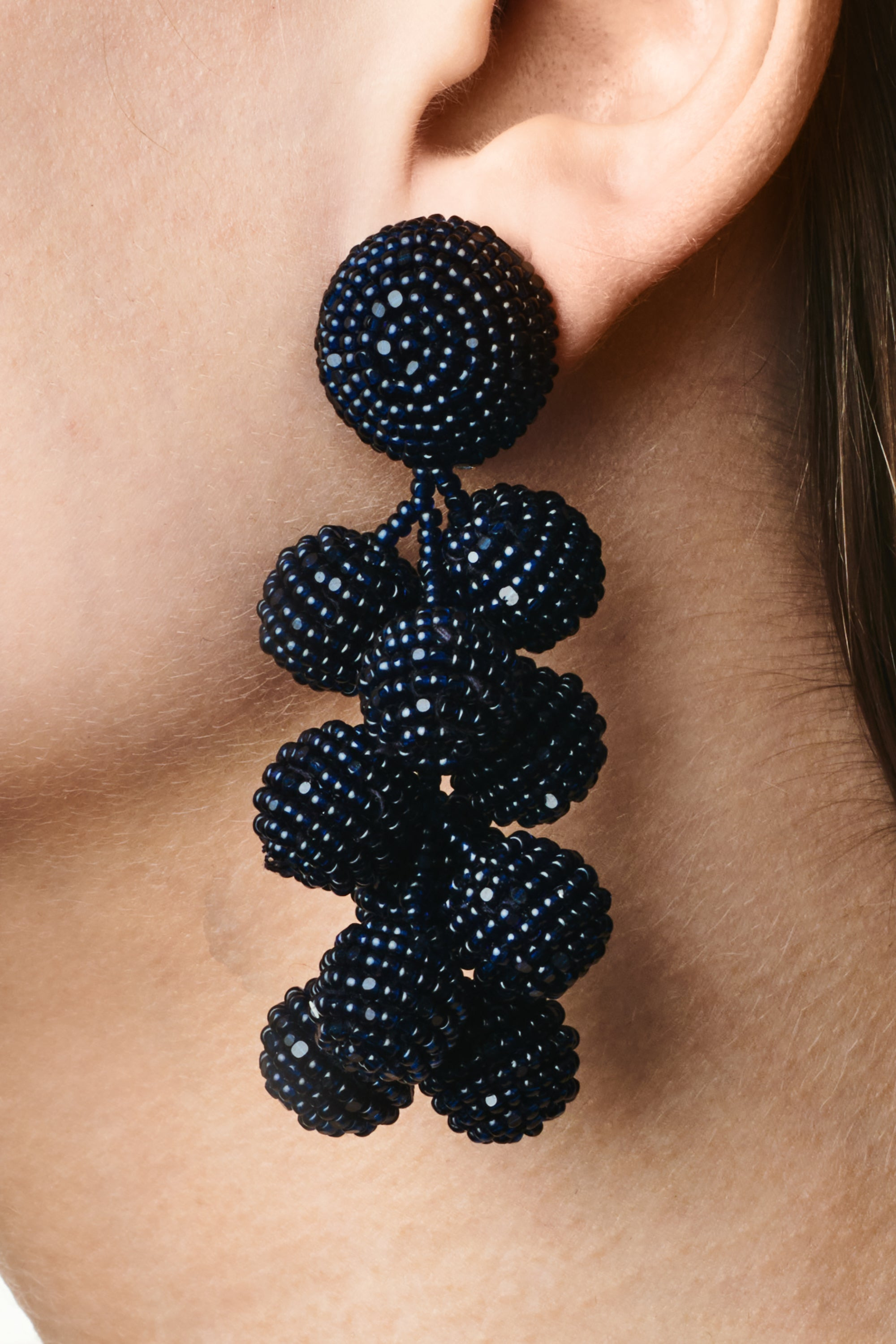 COCONUTS EARRINGS - NAVY - 2