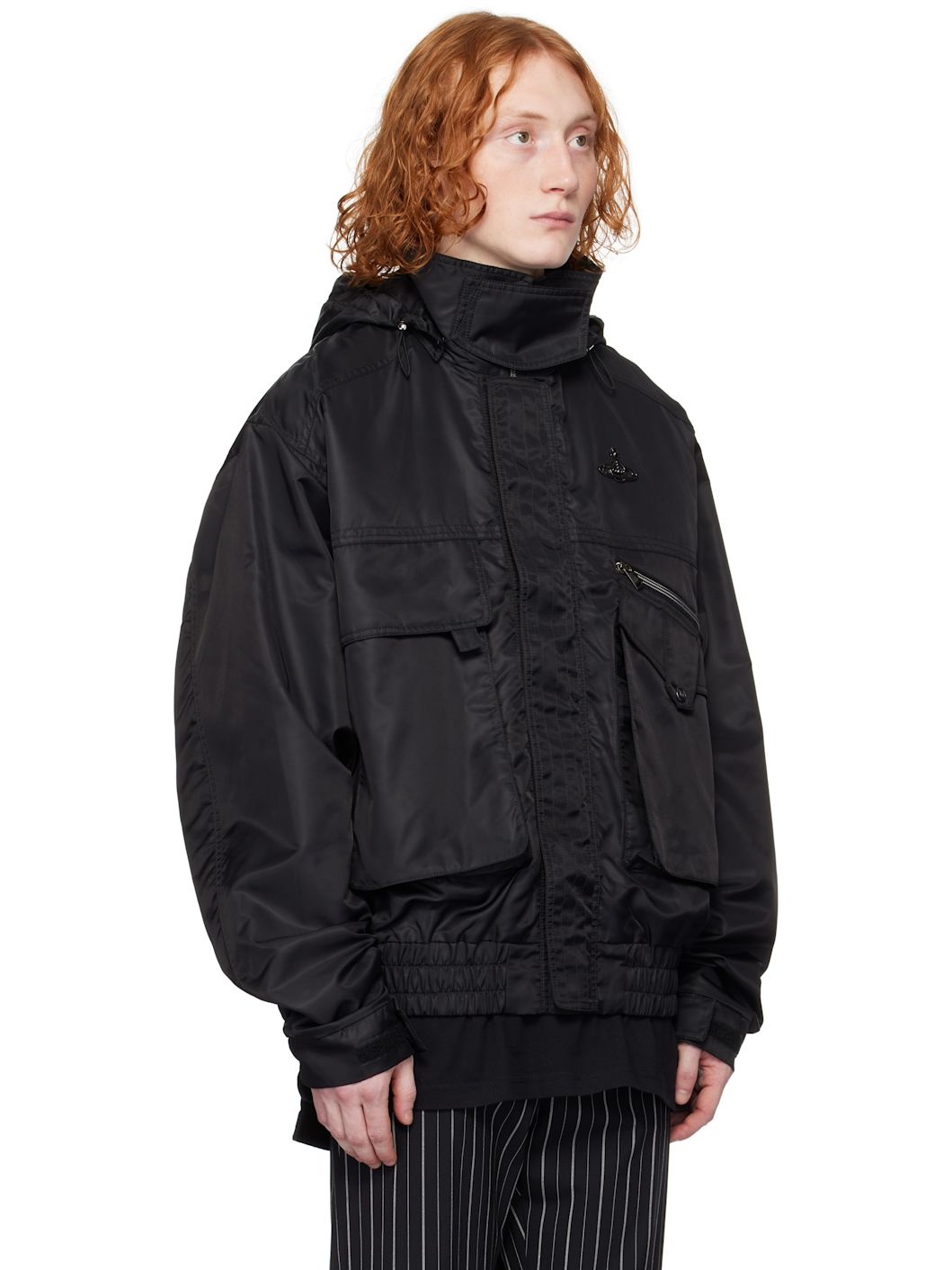 Black Nevada Bomber Jacket - 2