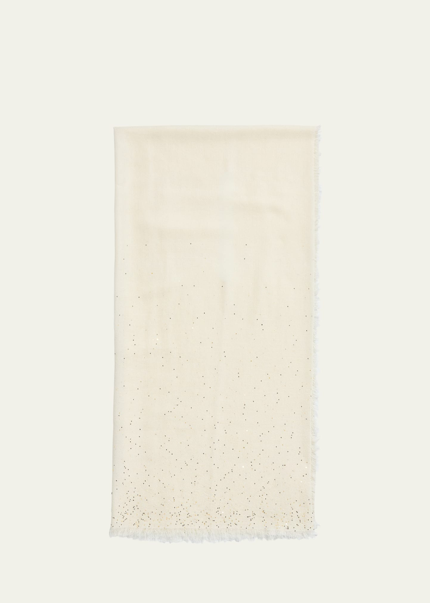 New Domenica Paillette Cashmere Scarf - 1