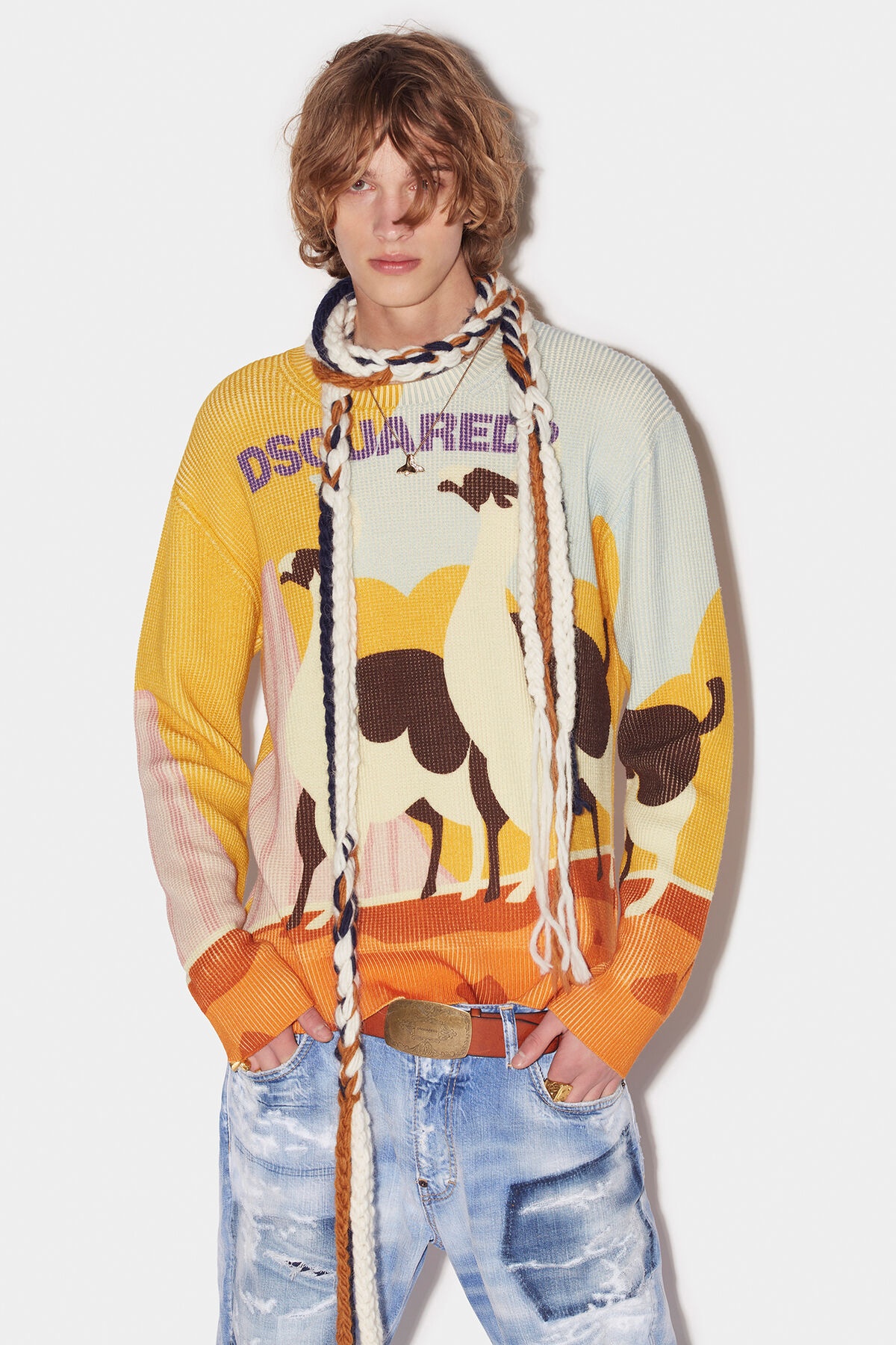 DSQUARED2 LLAMA PULLOVER - 1