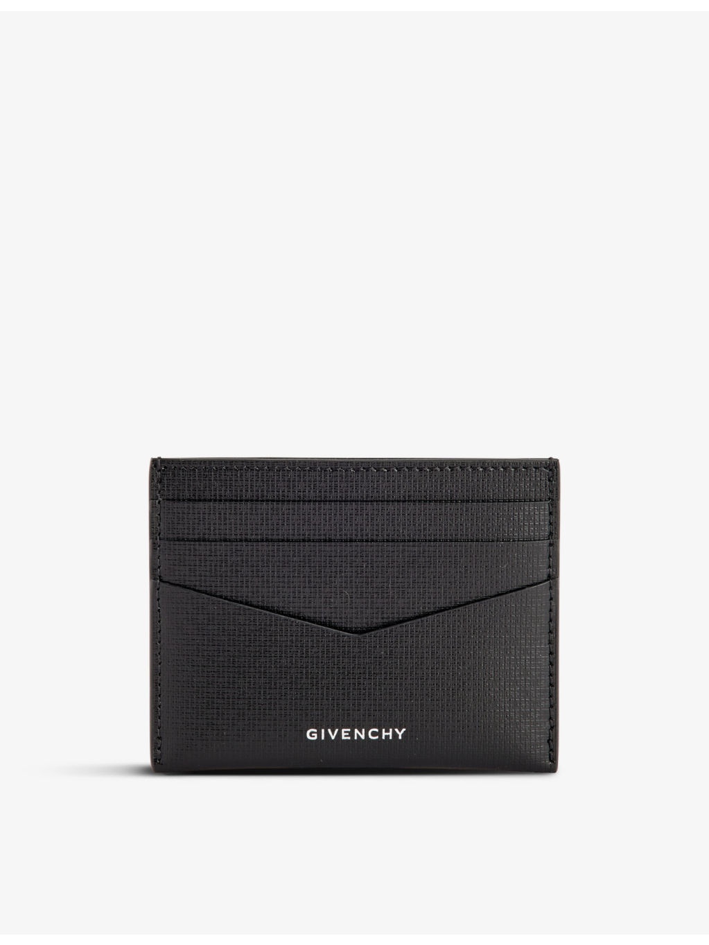 Foiled-branding leather card holder - 1