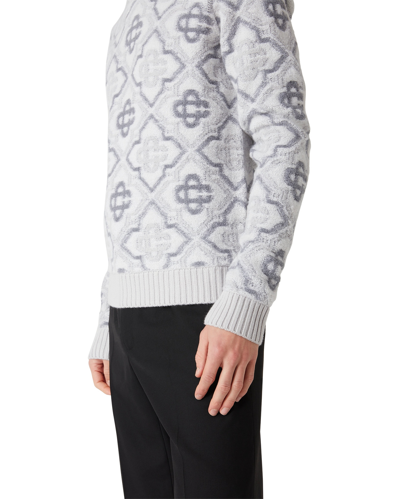 Monogram Knit Jumper | Casablanca Paris - 5