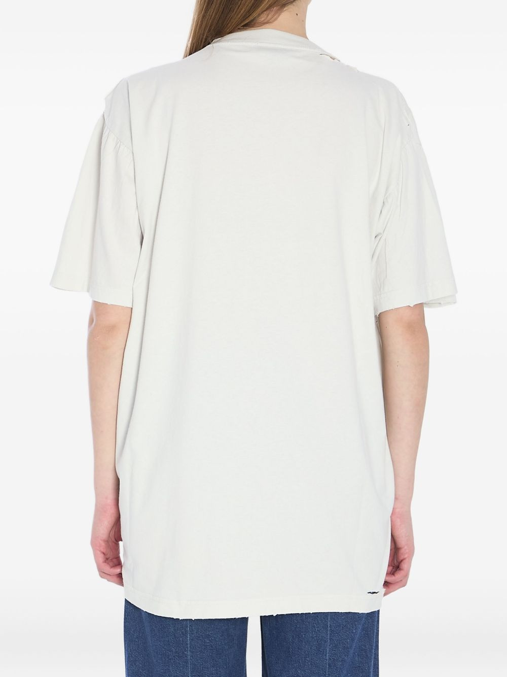 distressed cotton shirt - 3