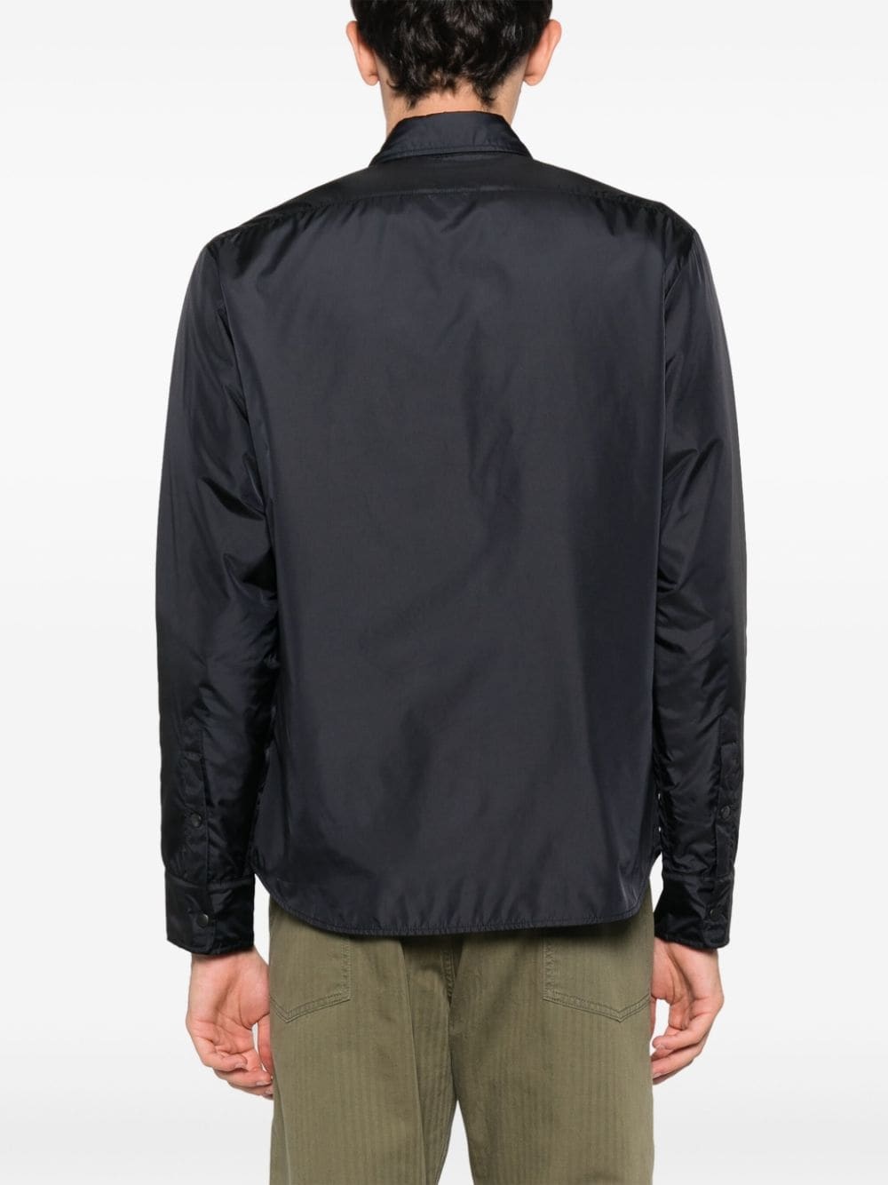 classic-collar button-up jacket - 4