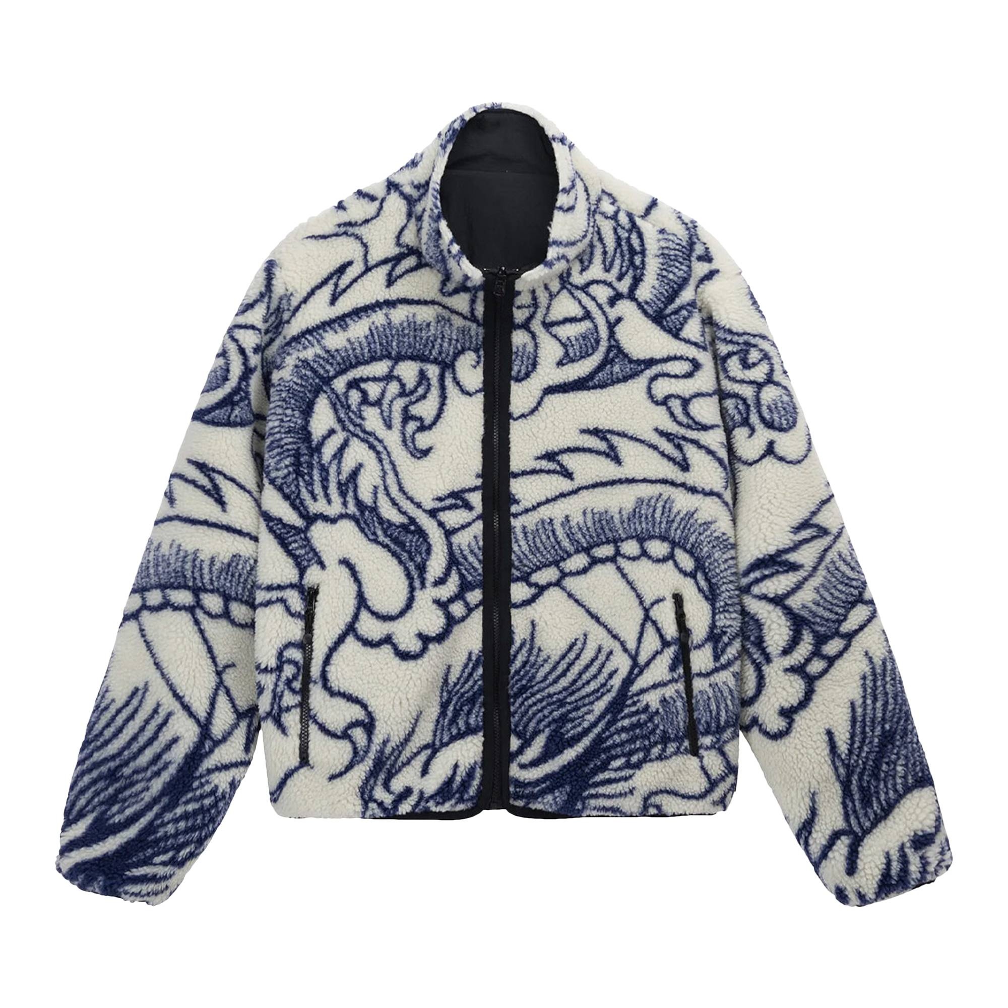 Stussy Dragon Sherpa Jacket 'Natural' - 1