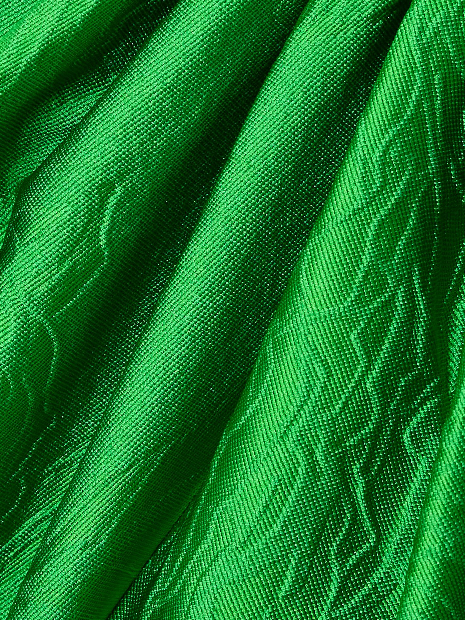 Mathilde pleated cloqué gown Green - 4
