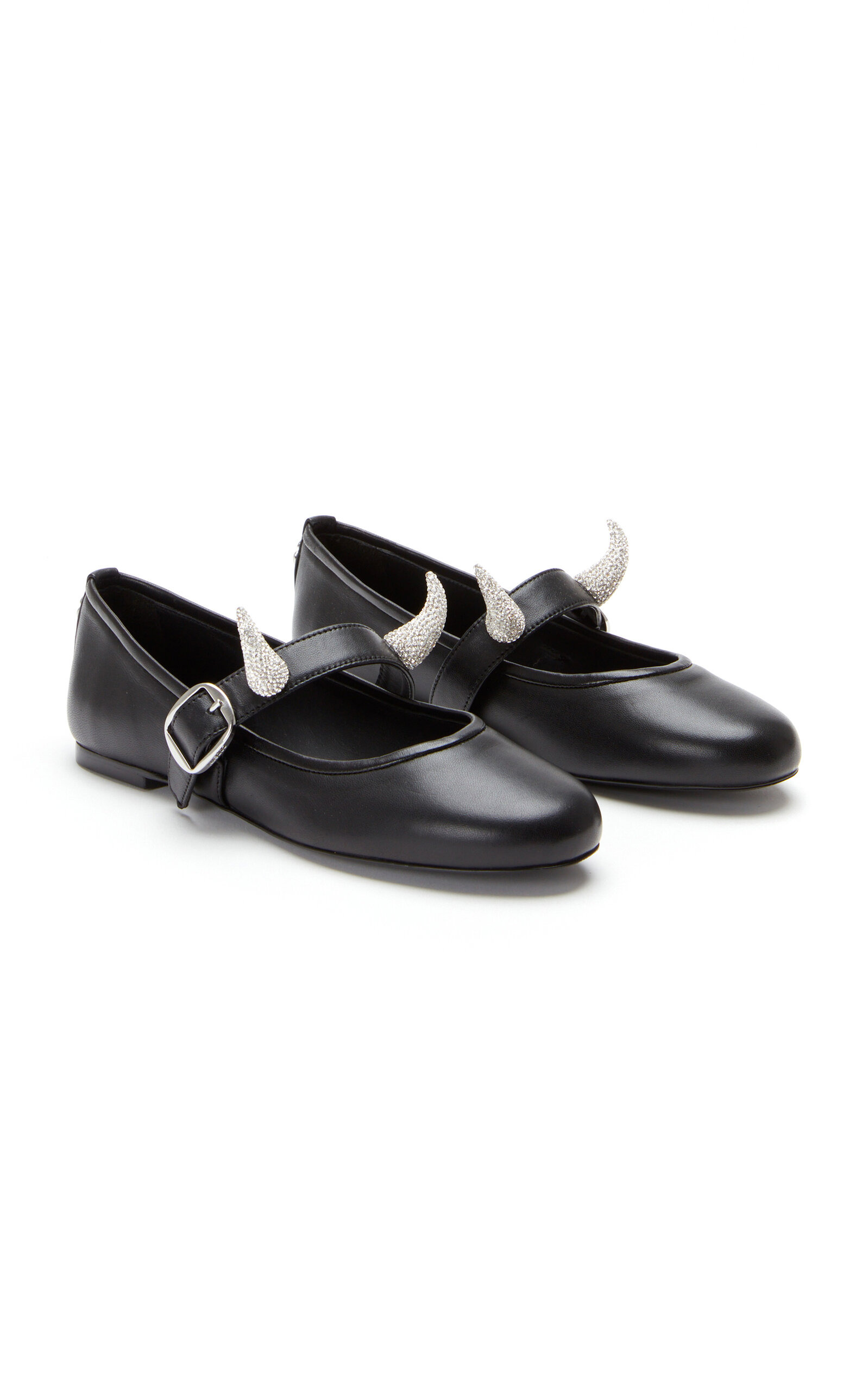 x Disney Horn Leather Ballerina Flats black - 5