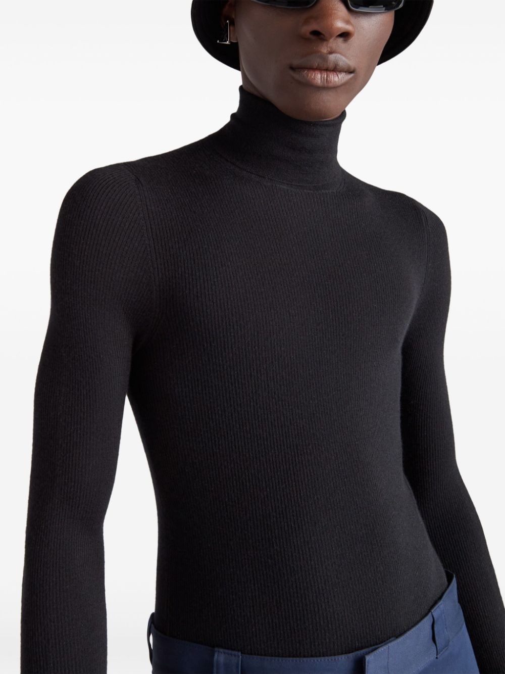 roll-neck cashmere jumper - 4