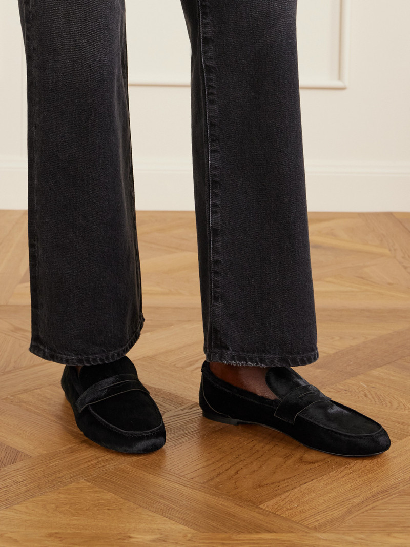 JAMIE HALLER Penny Calf Hair Loafers outlook