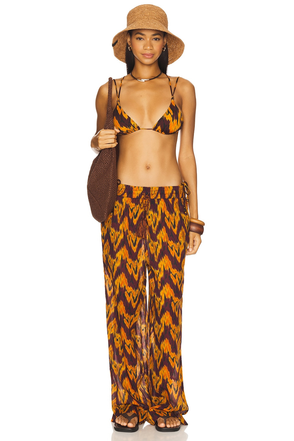 Azra Wide Leg Pant Coverup - 5