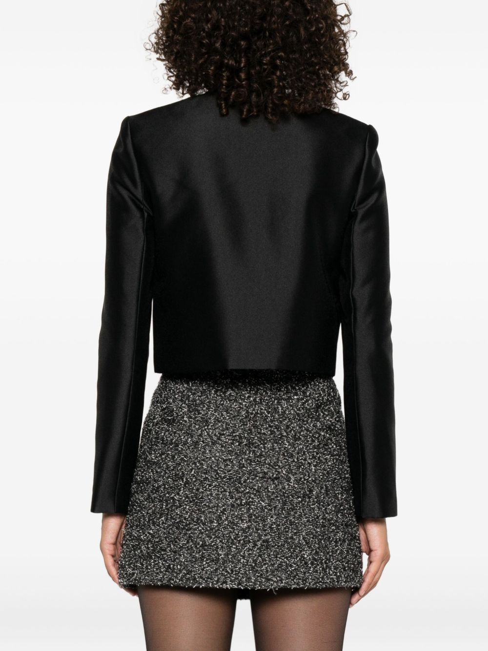 embellished-pocket jacket - 4