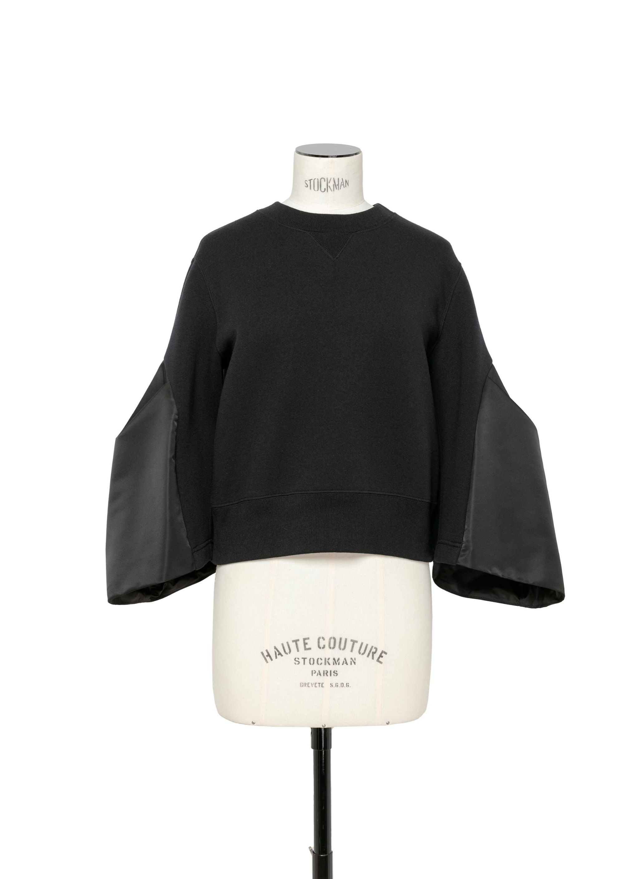 Nylon Twill x Sponge Sweat Pullover - 1