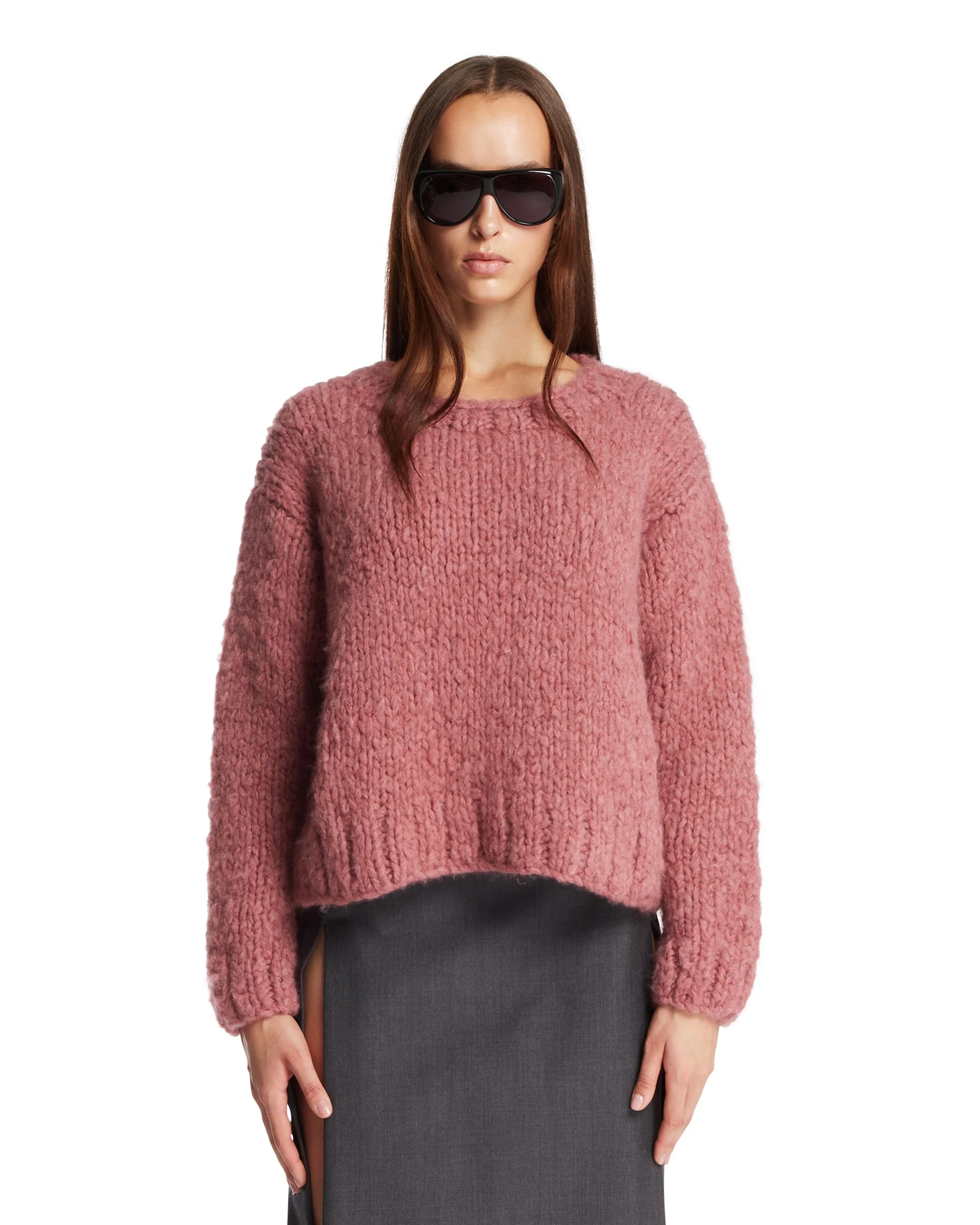 Pink Cashmere Sweater - 1