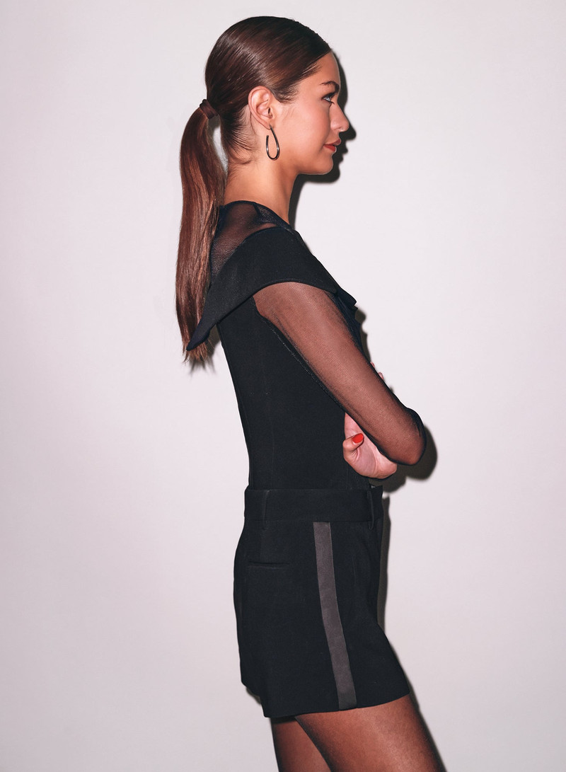 Cold Shoulder Tailored Bodysuit 6