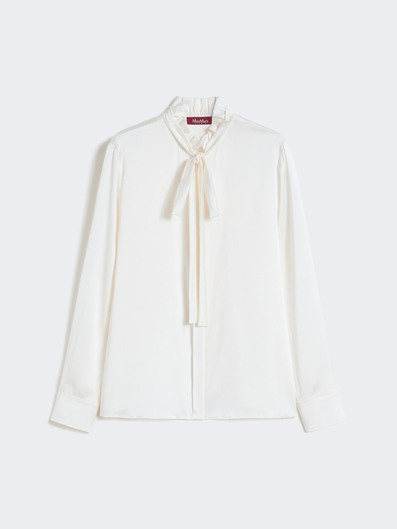 GILLES Silk satin blouse 1