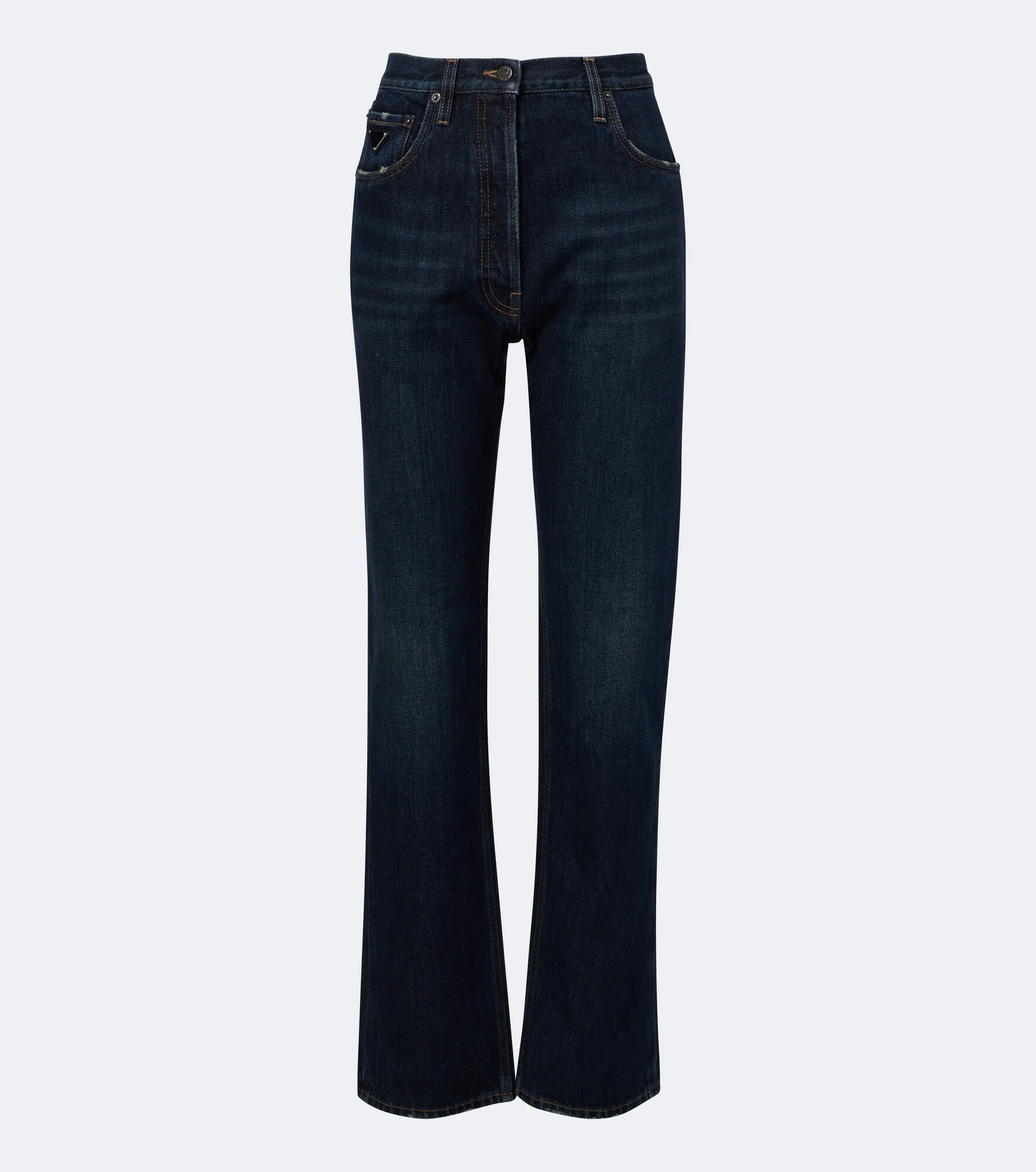 Mid-rise straight jeans - 1