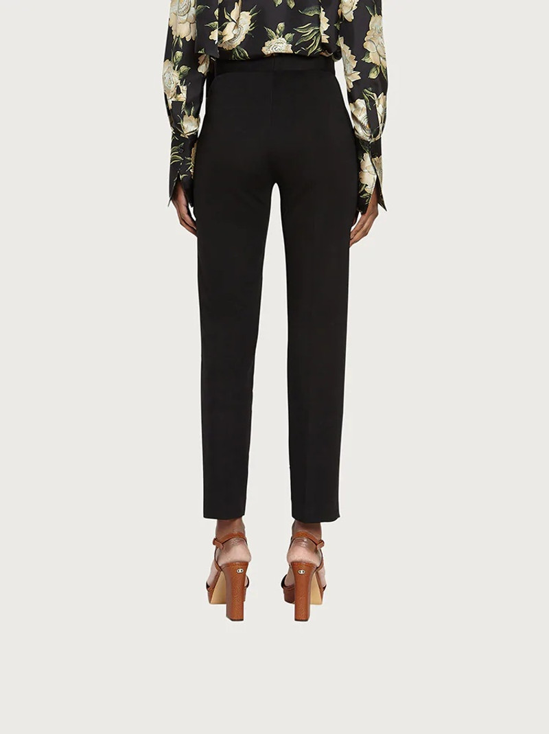 FERRAGAMO TROUSERS WITH GANCINI DETAIL outlook