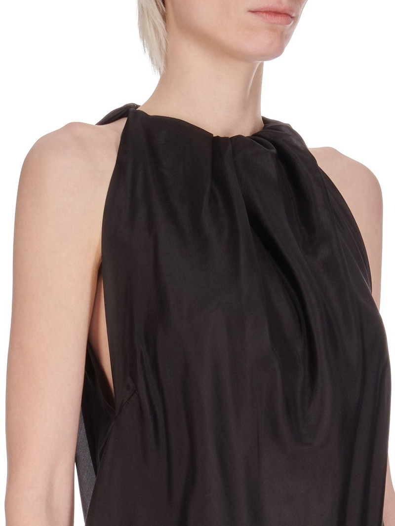 Gathered satin top 4