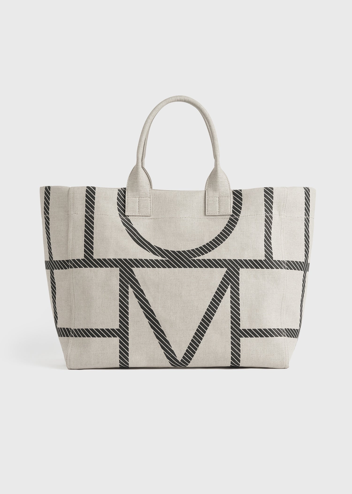 Monogram travel tote ecru - 7