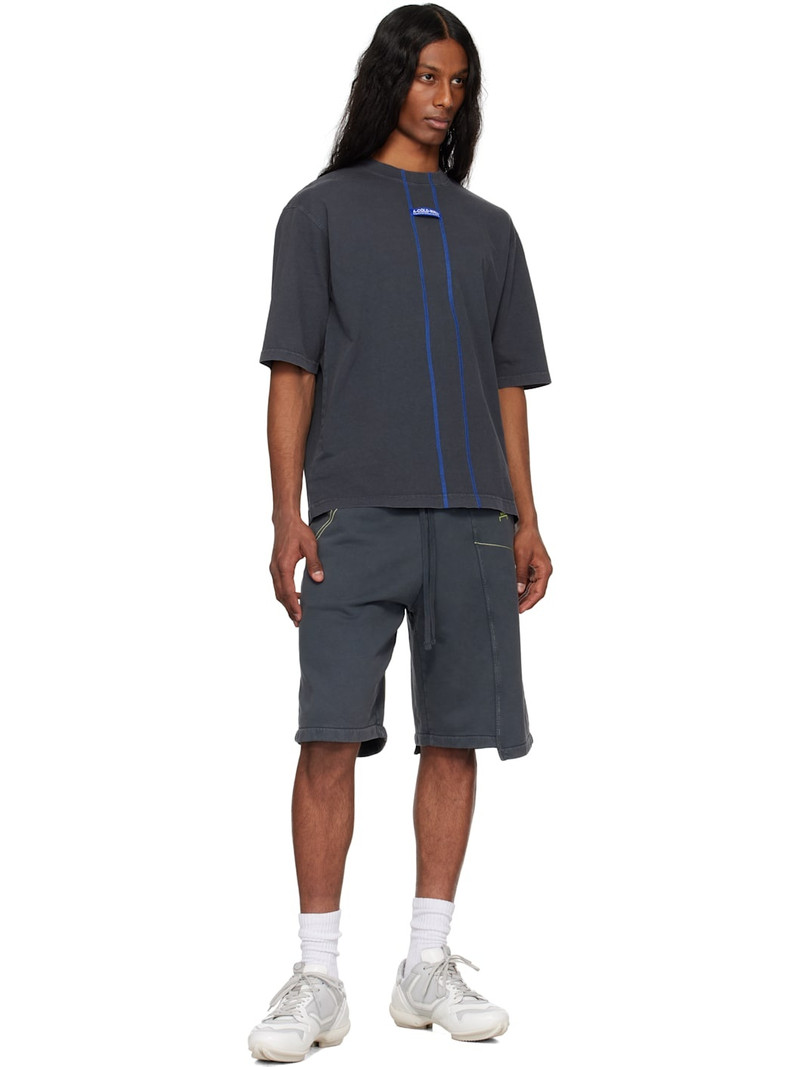 A-COLD-WALL* Gray Oblique Shorts outlook