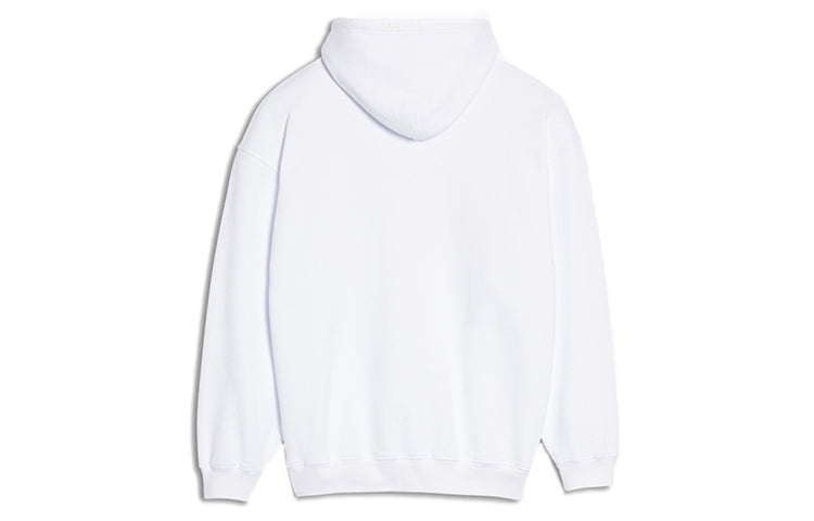 (WMNS) Balenciaga Rainbow Logo Hoodie White 570798TEV509044 - 2