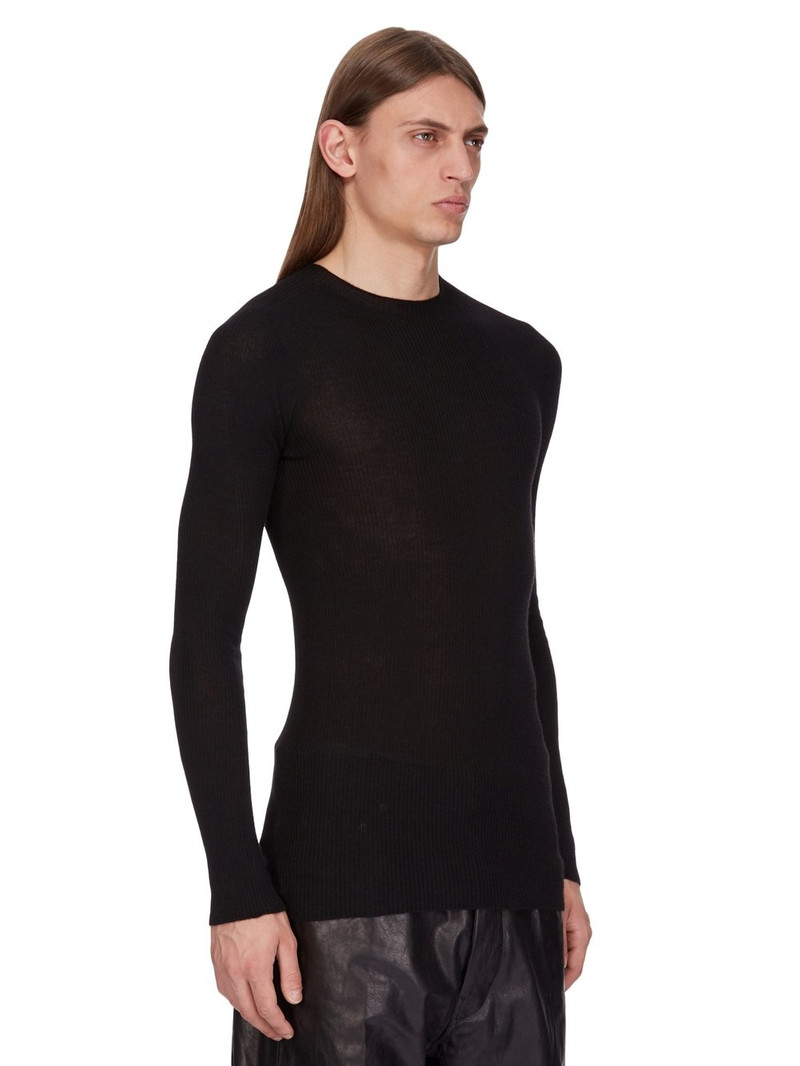 round-neck ribbed sweater 2