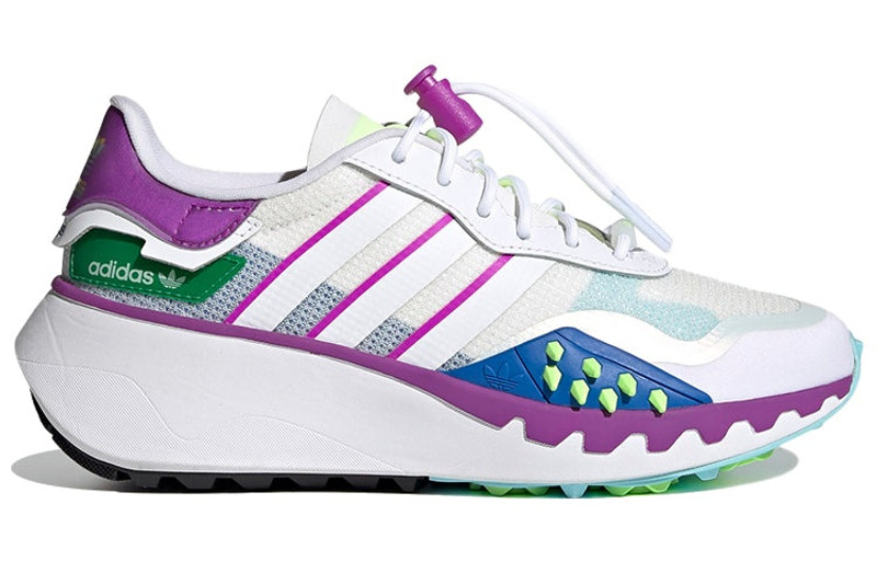 (WMNS) adidas Choigo 'White Shock Purple' FY6501 2