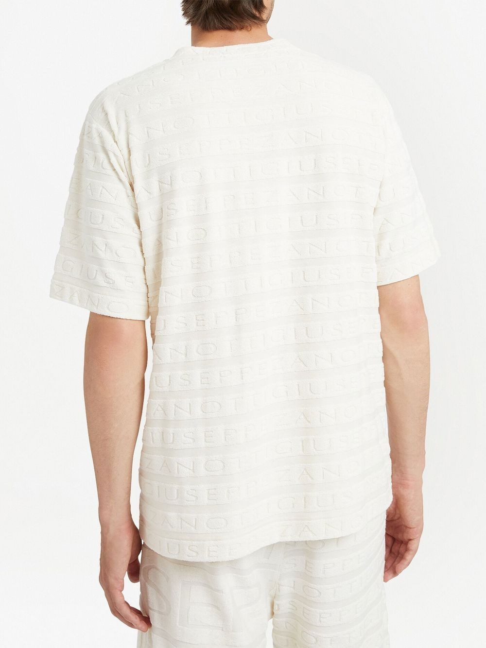 logo terry-cloth T-Shirt - 4