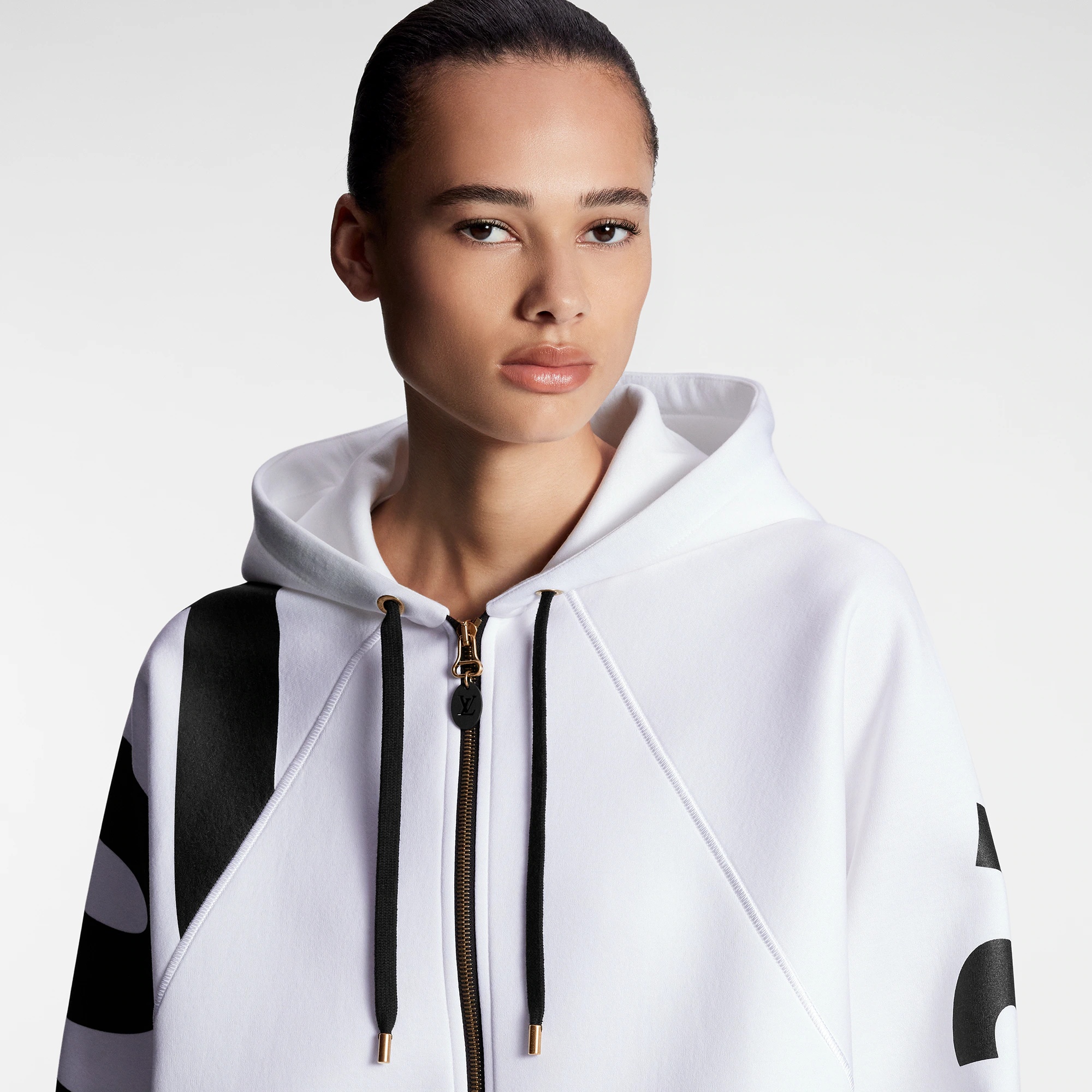 Signature Sleeve Zip-Up Hoodie - 2