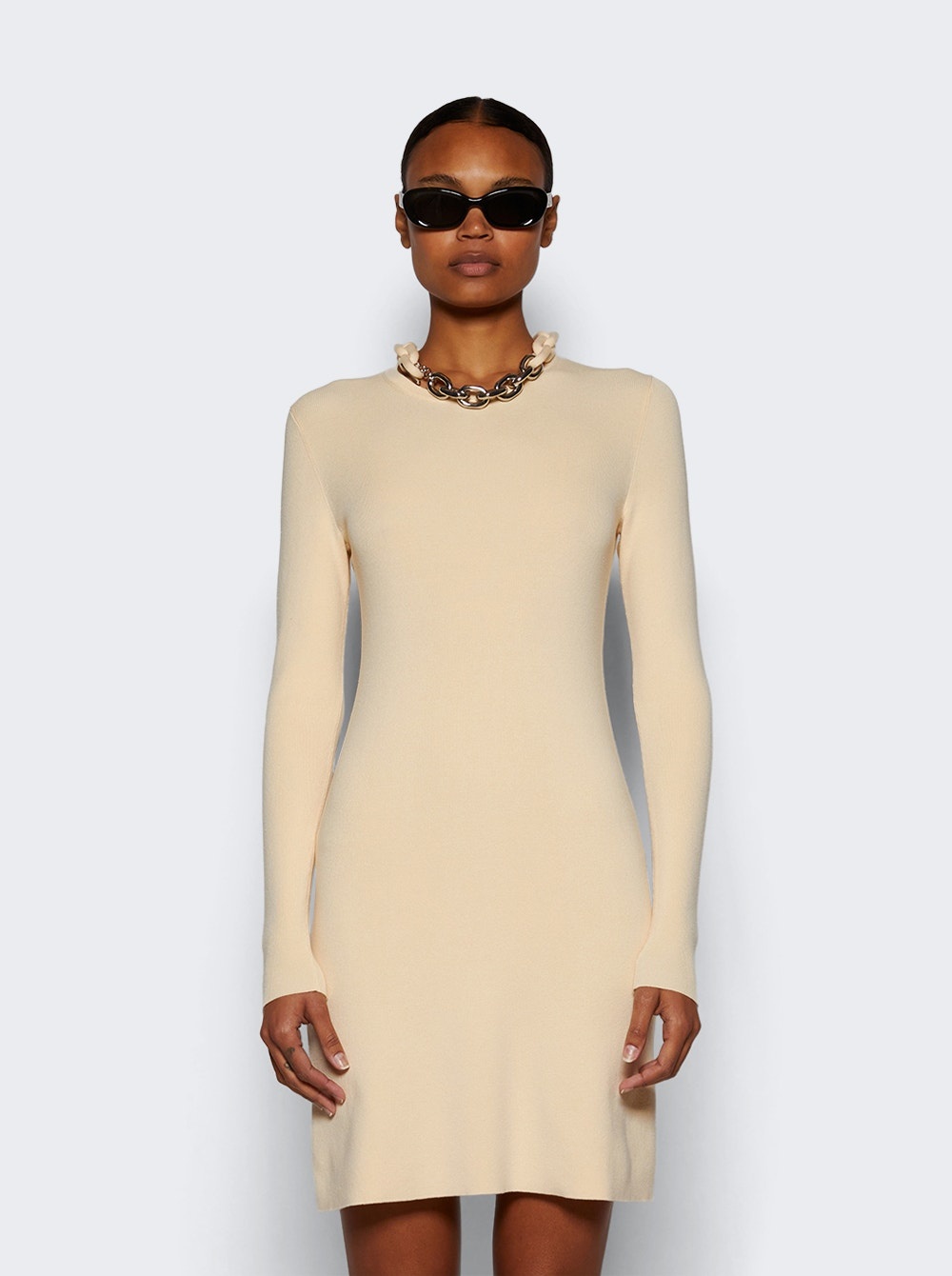 Short Dress Cream - 3