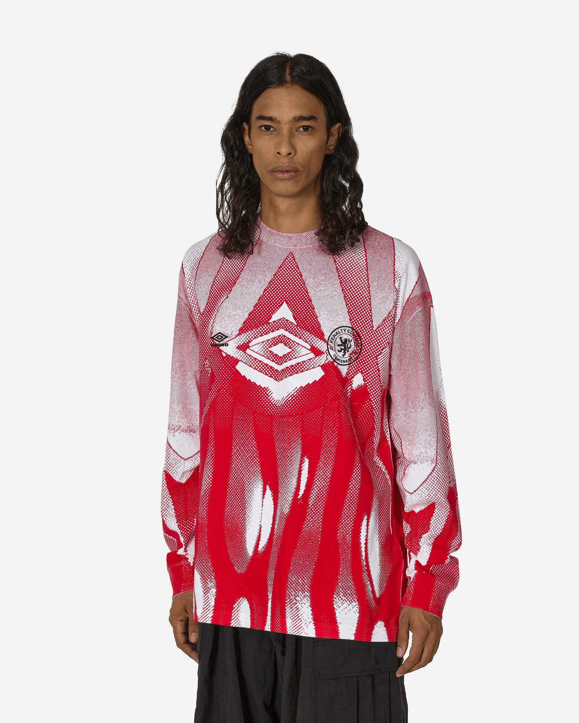 Warm Up Longsleeve T-Shirt Red - 1