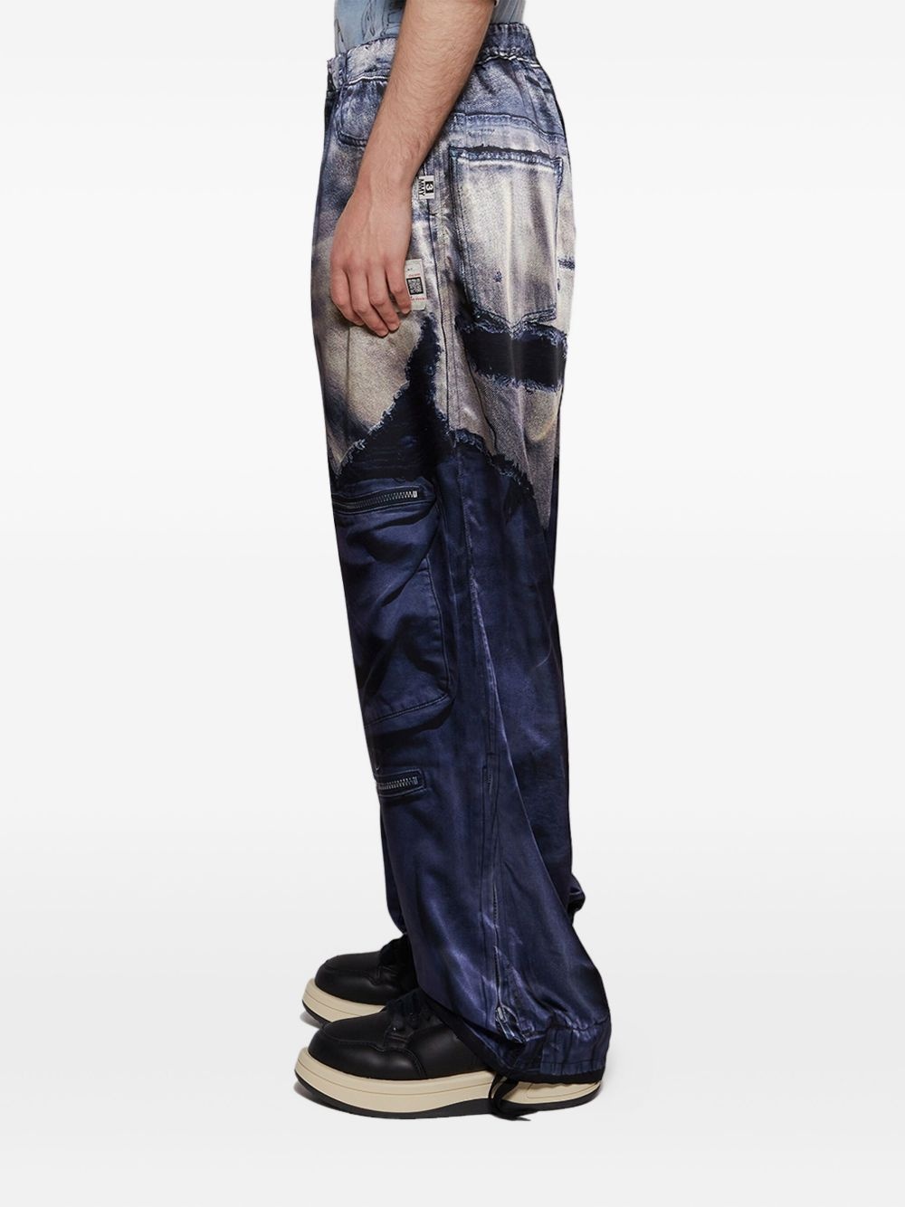trompe l'oeil trousers - 4