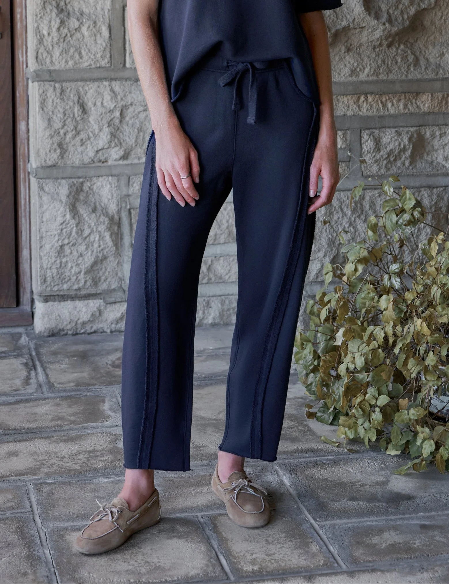 Barrel Leg Sweatpant - 1