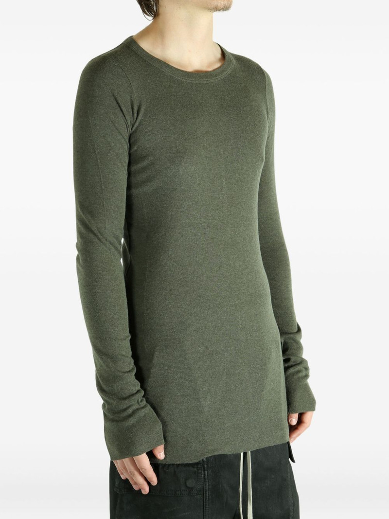 Rick Owens long-sleeve ribbed T-shirt outlook