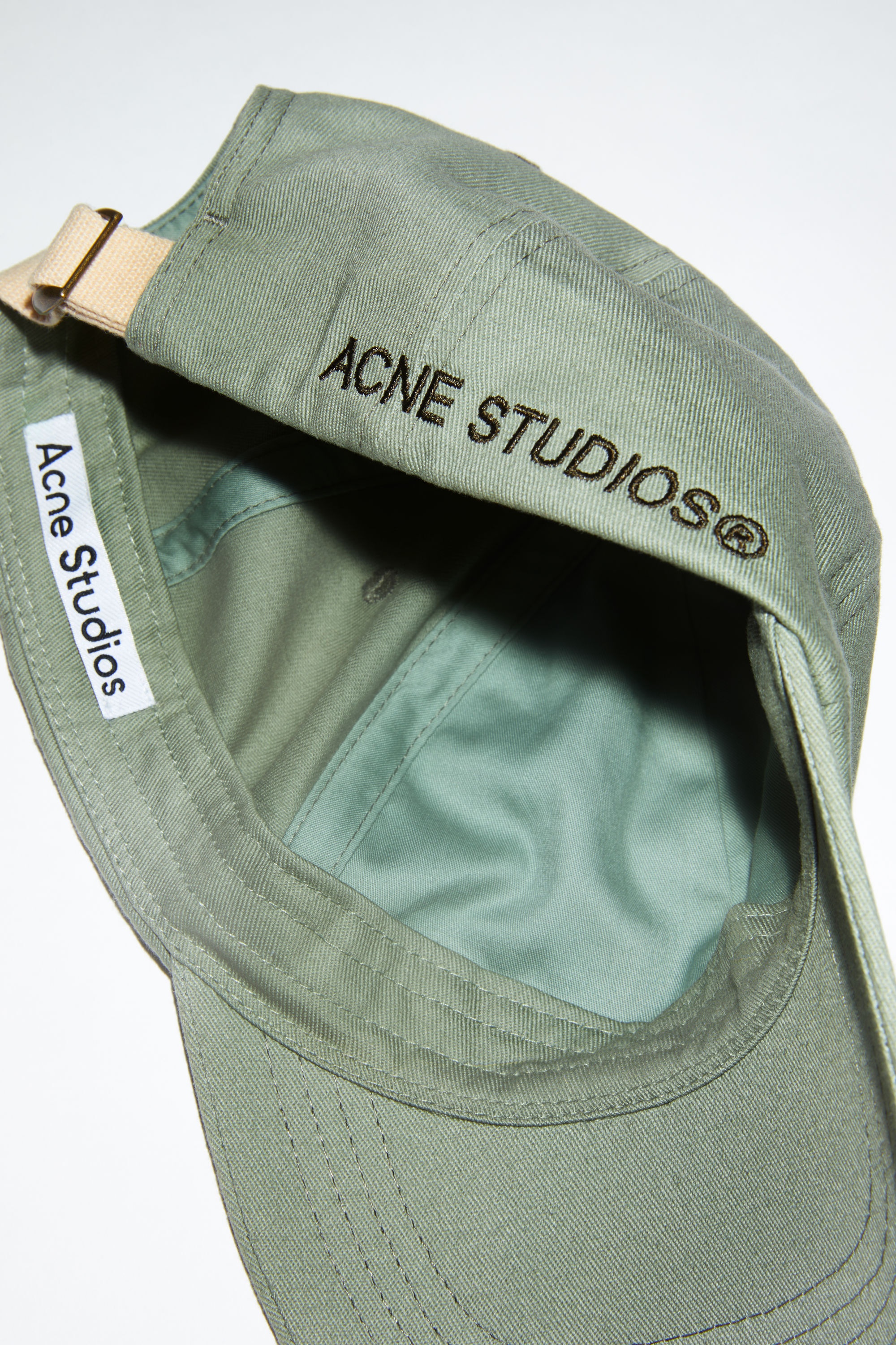 Cotton baseball cap - Sage green - 5