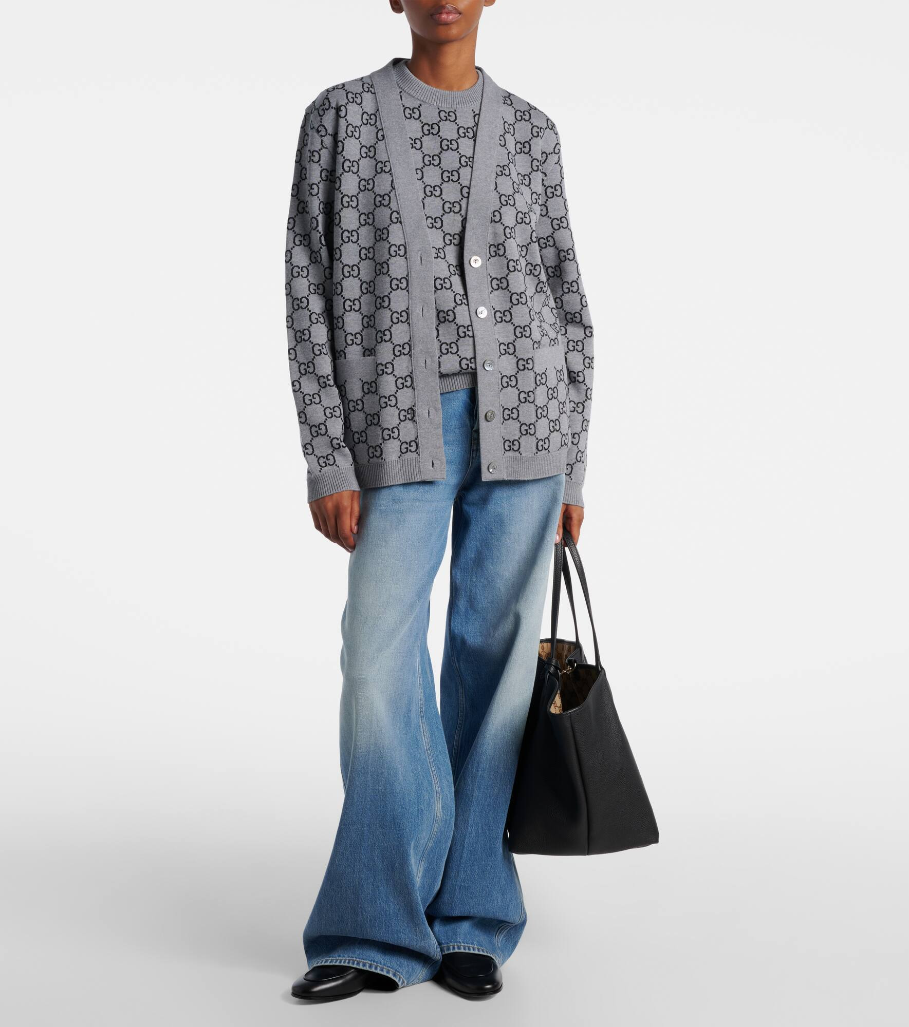 GG wool-blend cardigan - 2