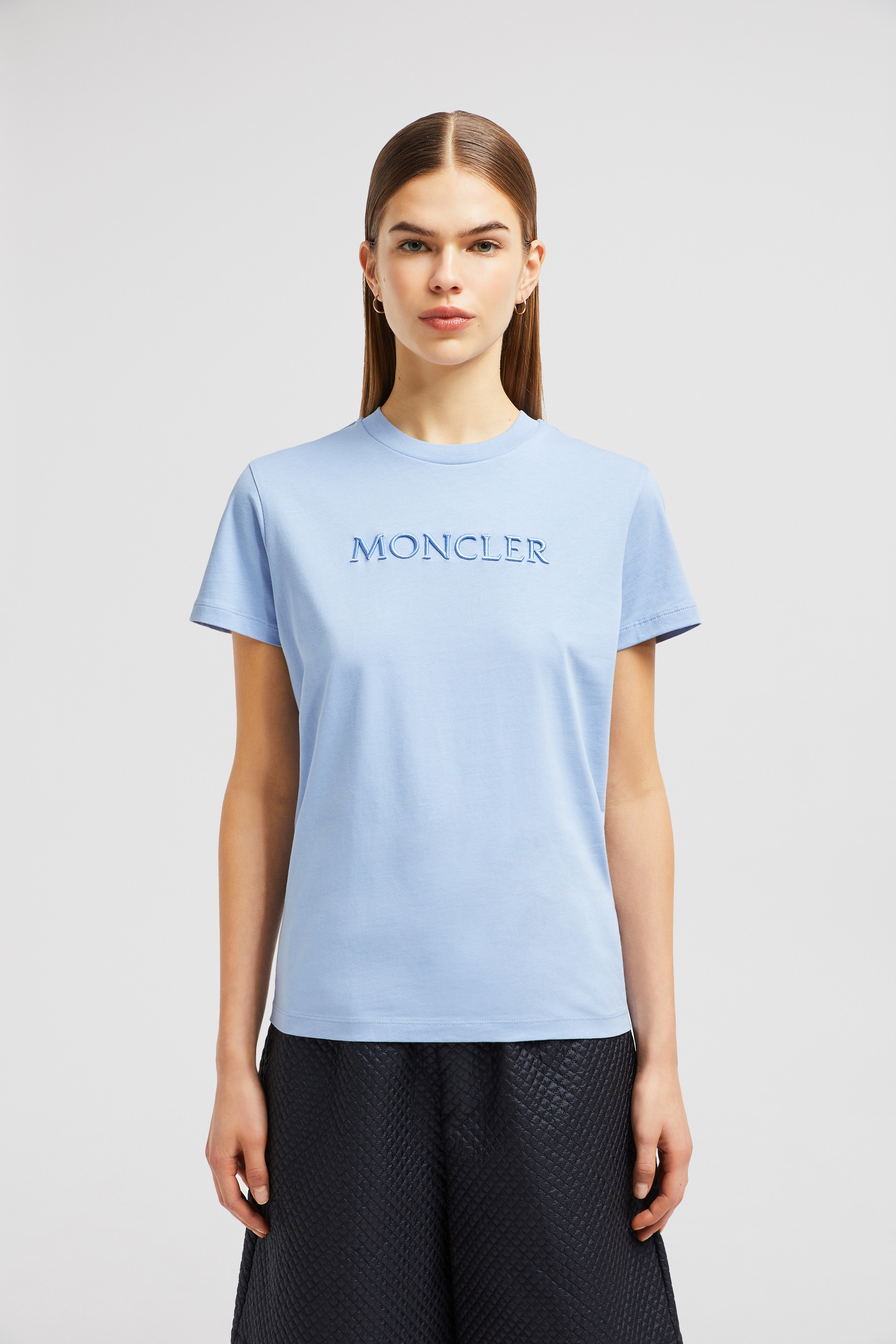 Embroidered Tonal Logo Cotton T-Shirt - 3