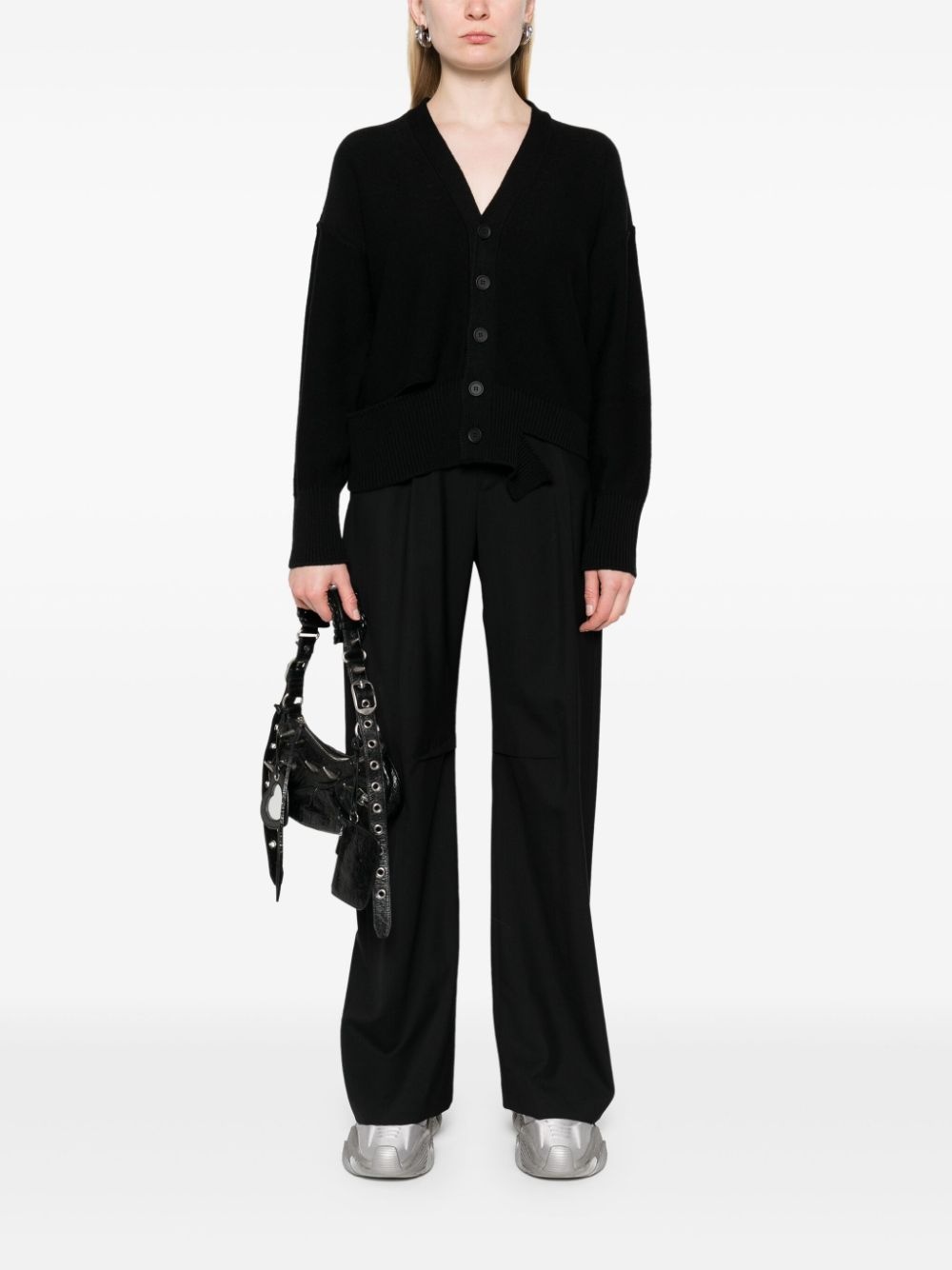 cut-out detailed cardigan - 2