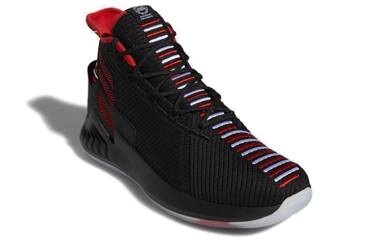 adidas Derrick Rose 9 GEEK UP 'Black White Red' EE6846 - 3