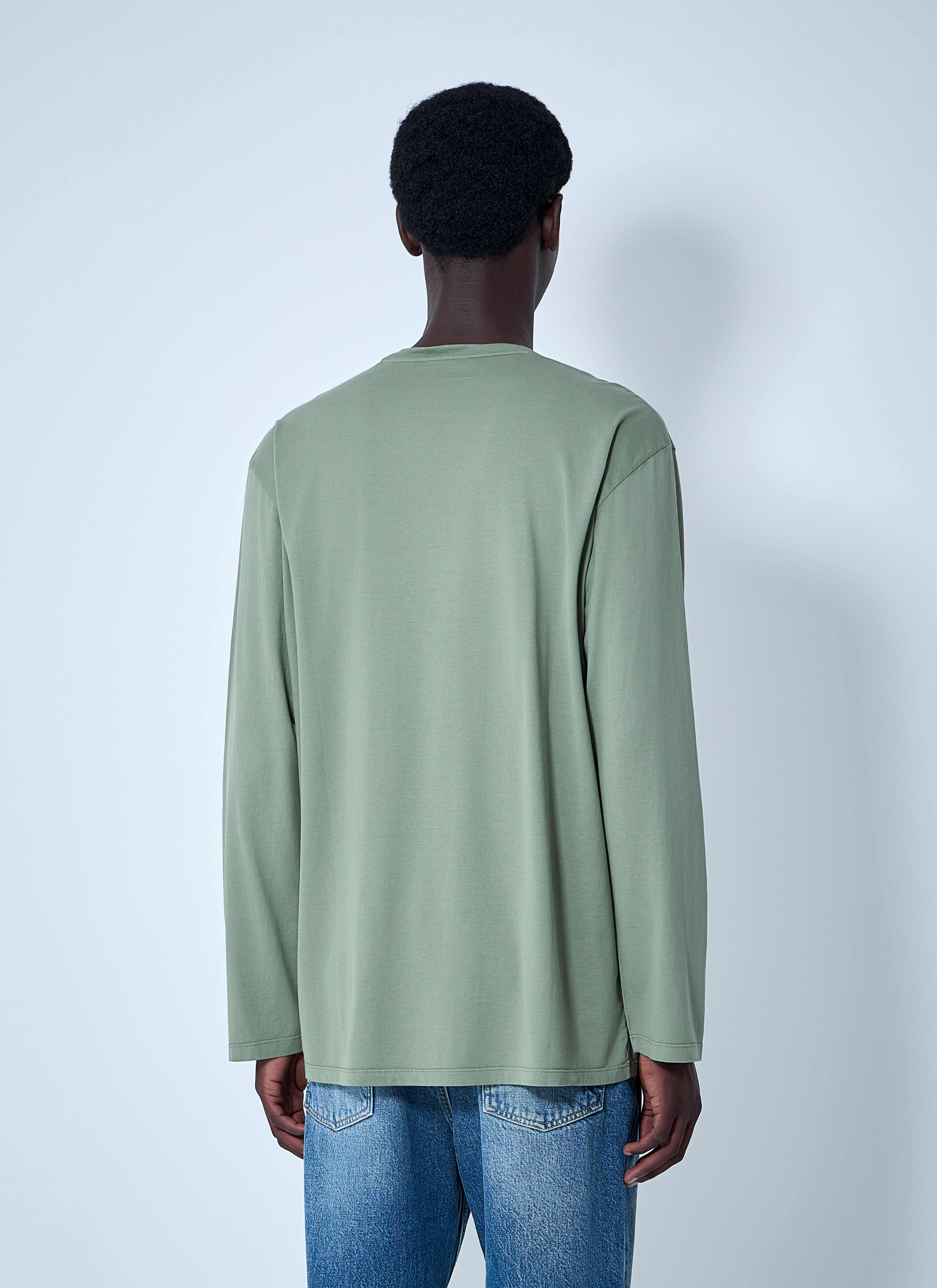 Cotton Long Sleeve T-Shirt - 4