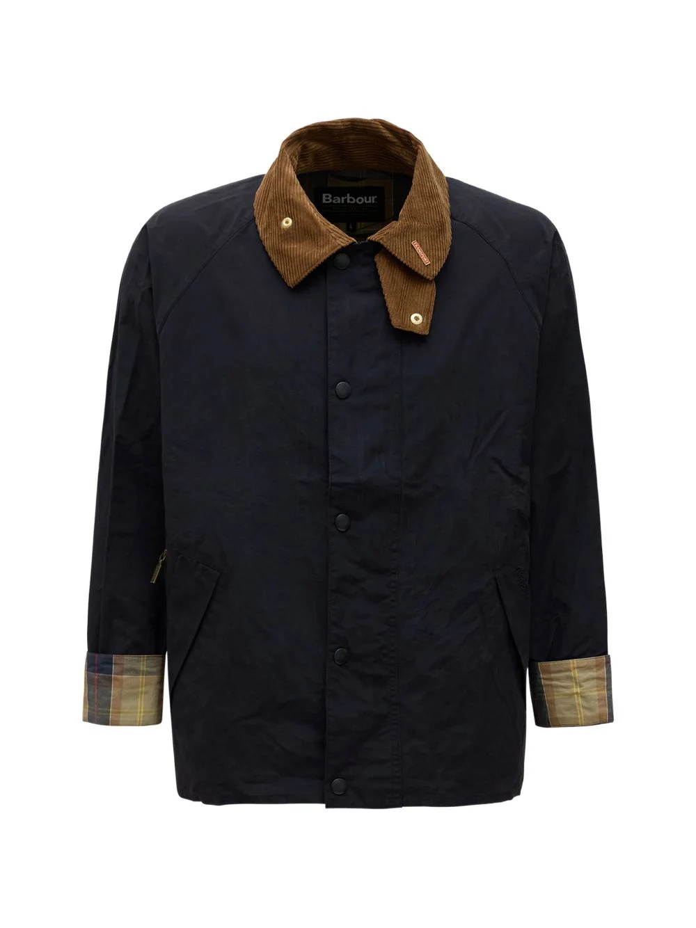 corduroy collar jacket - 1