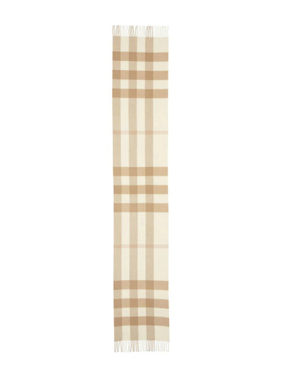 Burberry Check Cashmere Scarf outlook